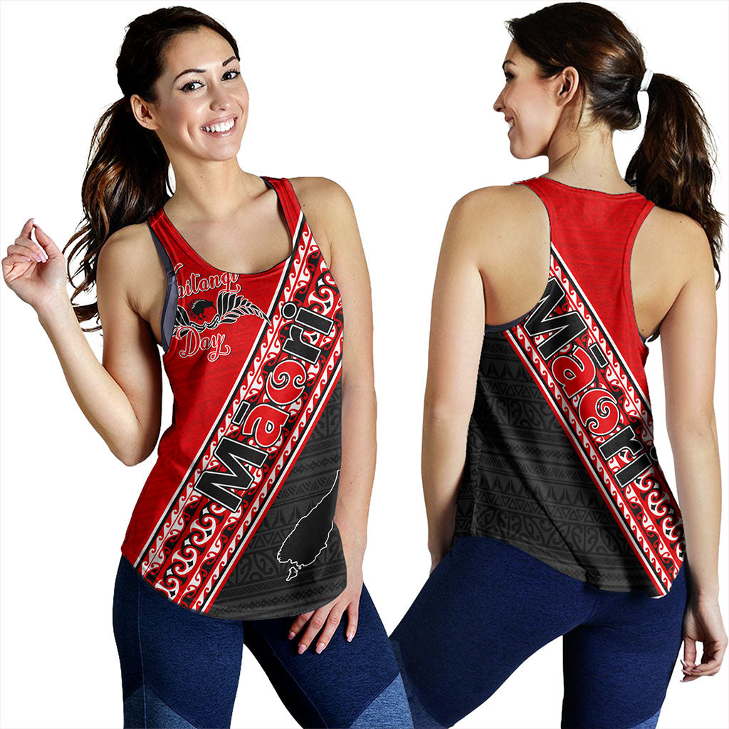 New Zealand Women Tank Maori Aotearoa Tribal Waitangi Day