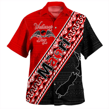 New Zealand Hawaiian Shirt Maori Aotearoa Tribal Waitangi Day