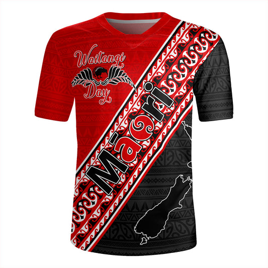 New Zealand Rugby Jersey Maori Aotearoa Tribal Waitangi Day