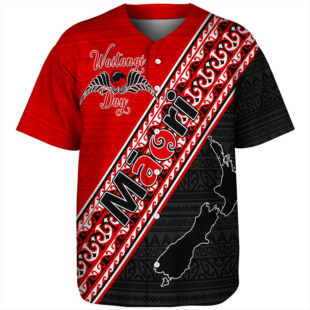 New Zealand Baseball Shirt Maori Aotearoa Tribal Waitangi Day
