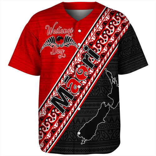 New Zealand Baseball Shirt Maori Aotearoa Tribal Waitangi Day