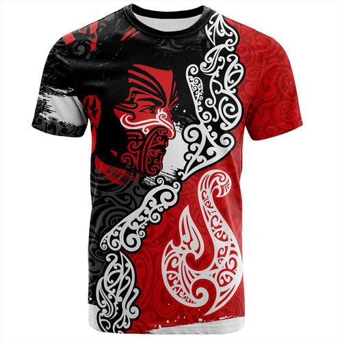 New Zealand T-Shirt Maori People Of New Zealand Grunge Pattern