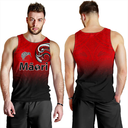 New Zealand Tank Top Maori Kiwi Bird Tribal Style