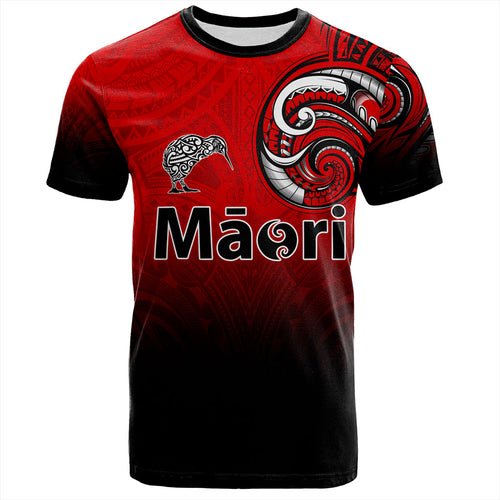 New Zealand T-Shirt Maori Kiwi Bird Tribal Style