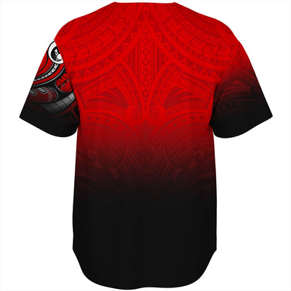 New Zealand Baseball Shirt Maori Kiwi Bird Tribal Style