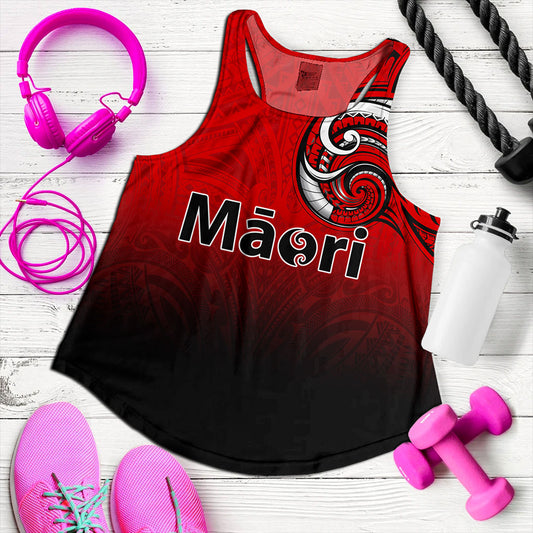 New Zealand Women Tank Maori Tribal Style