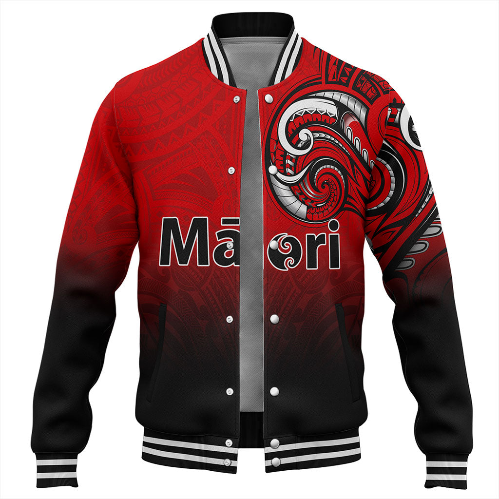 New Zealand Baseball Jacket Maori Tribal Style