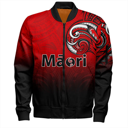 New Zealand Bomber Jacket Maori Tribal Style