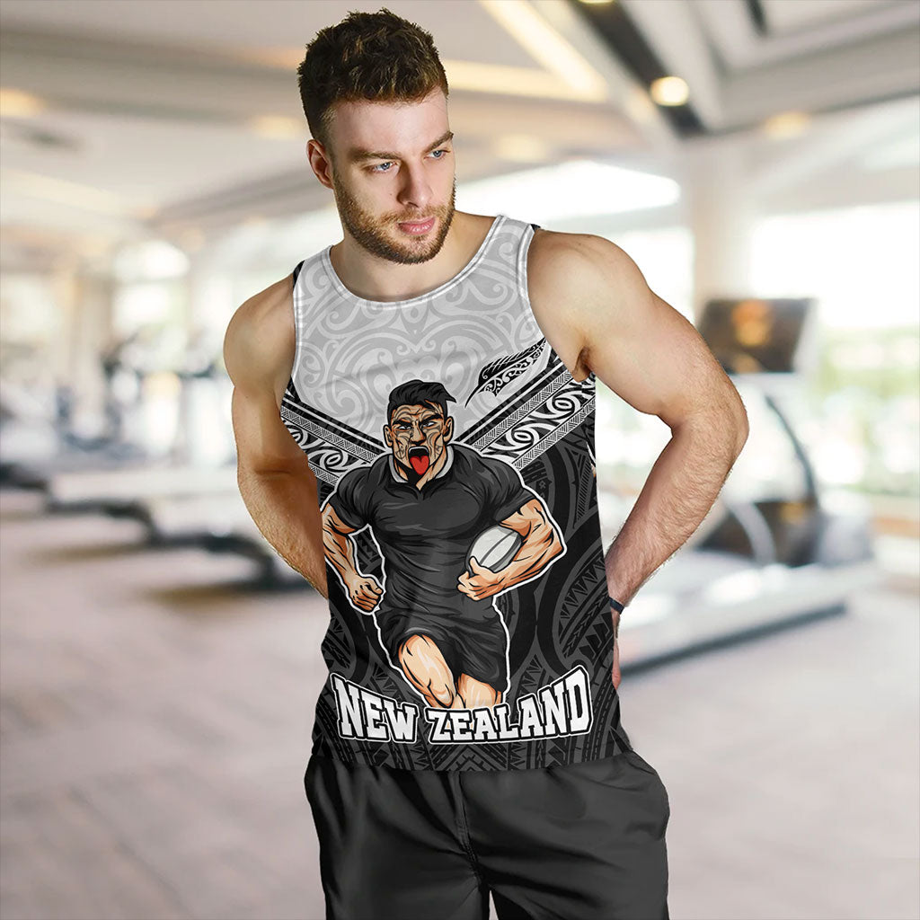 New Zealand Tank Top Rugby Maori Tribal Sport Style