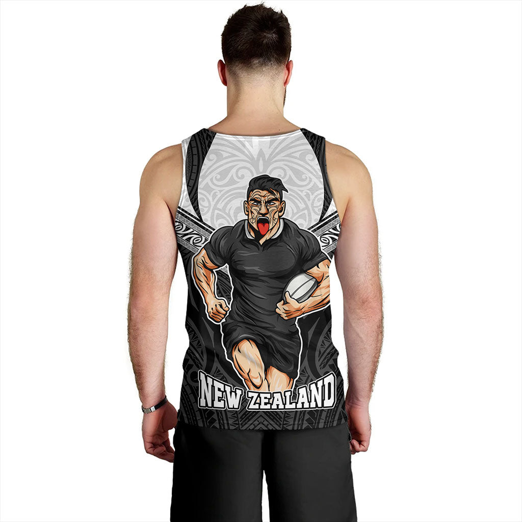 New Zealand Tank Top Rugby Maori Tribal Sport Style