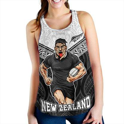 New Zealand Women Tank Rugby Maori Tribal Sport Style