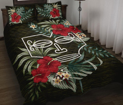 Marquesas Islands Polynesian Quilt Bed Set - Special Hibiscus