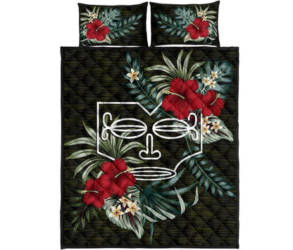 Marquesas Islands Polynesian Quilt Bed Set - Special Hibiscus