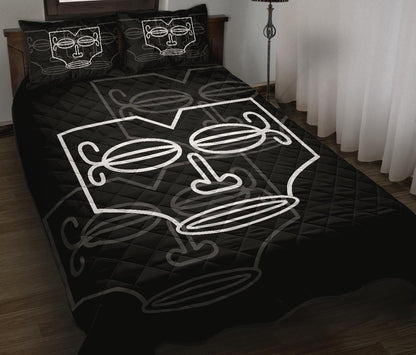 Marquesas Islands Polynesian Quilt Bed Set