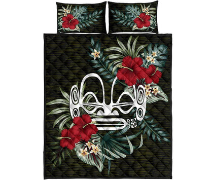 Marquesas Islands Polynesian Quilt Bed Set - Special Hibiscus
