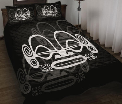Marquesas Islands Polynesian Quilt Bed Set