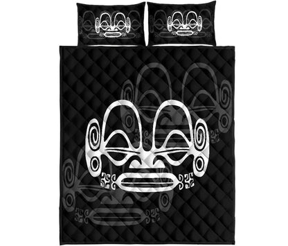 Marquesas Islands Polynesian Quilt Bed Set