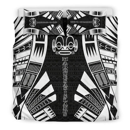Marquesas Islands Duvet Cover Set - Polynesian Tattoo