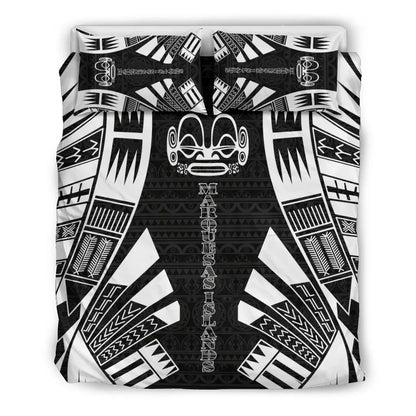 Marquesas Islands Duvet Cover Set - Polynesian Tattoo