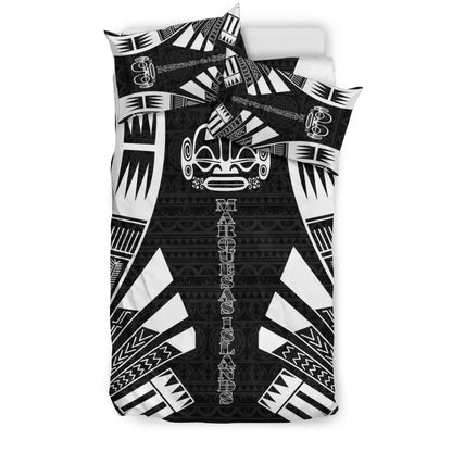 Marquesas Islands Duvet Cover Set - Polynesian Tattoo