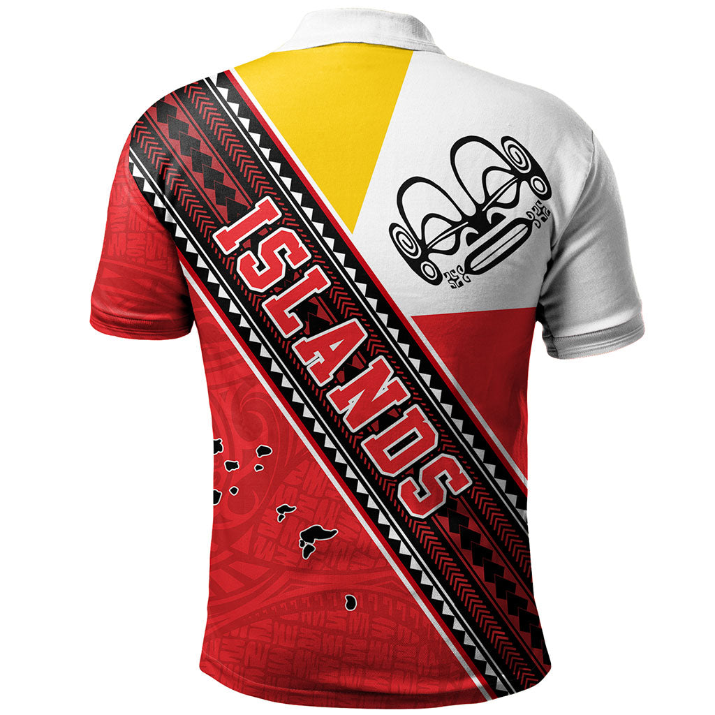 Marquesas Islands Polo Shirt Flag And Coat Of Arms