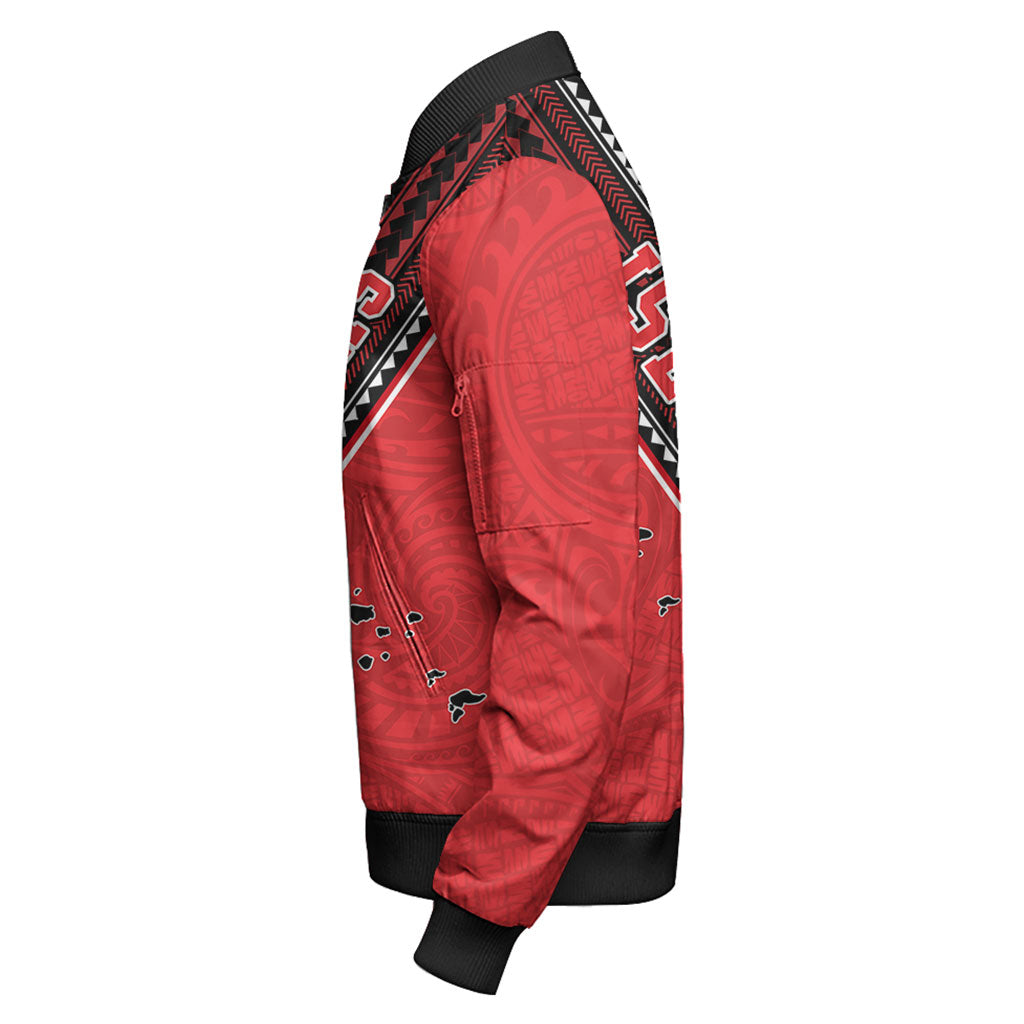 Marquesas Islands Bomber Jacket Flag And Coat Of Arms