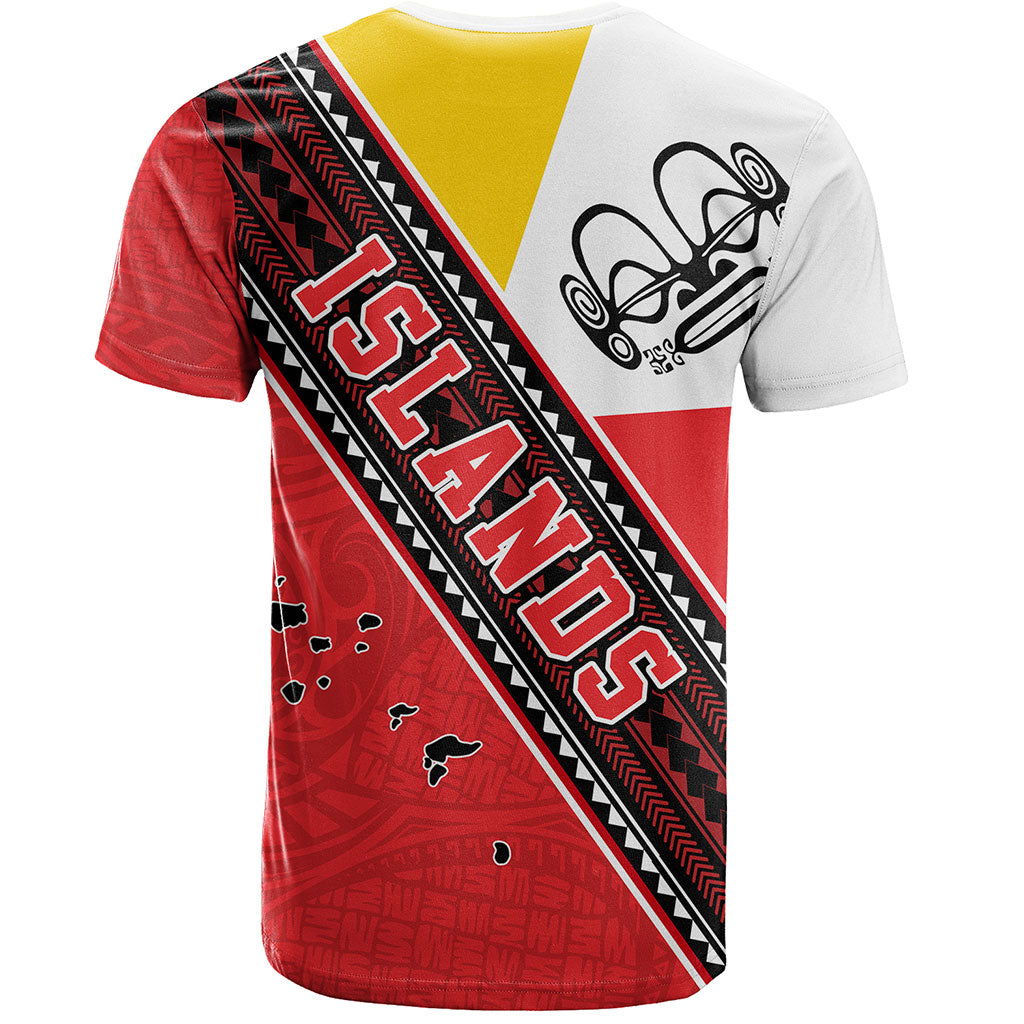 Marquesas Islands T-Shirt Flag And Coat Of Arms