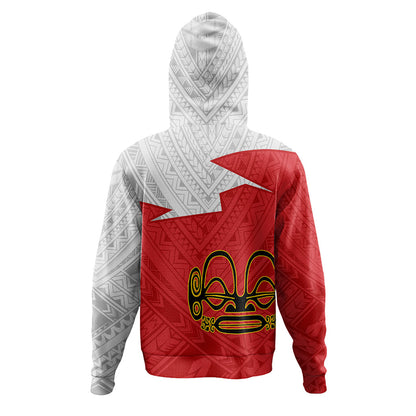 Marquesas Islands Hoodie Polynesian Tattoo Flag And Coat Of Arms