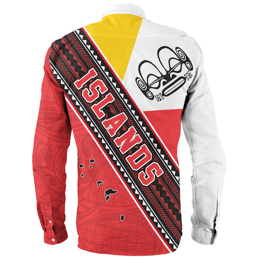 Marquesas Islands Long Sleeve Shirt Flag And Coat Of Arms