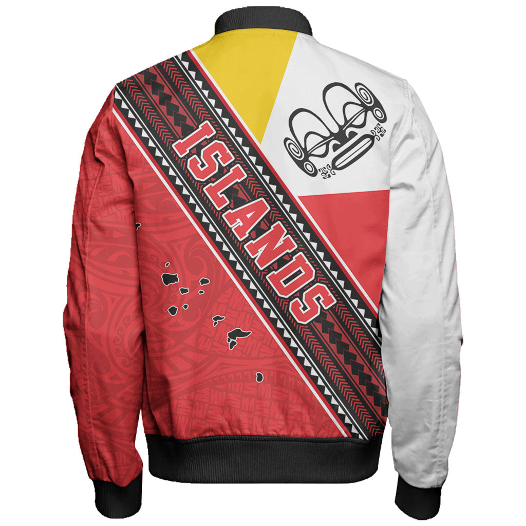 Marquesas Islands Bomber Jacket Flag And Coat Of Arms