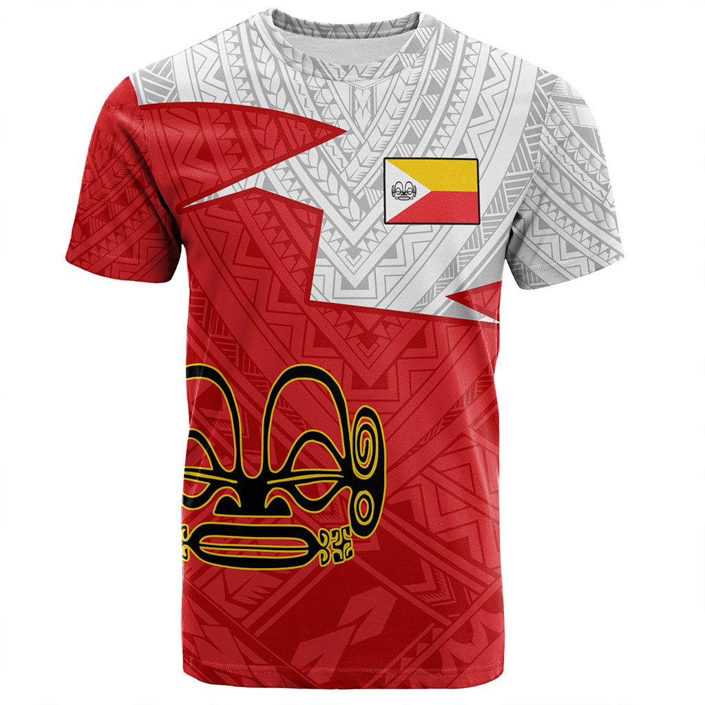 Marquesas Islands T-Shirt Polynesian Tattoo Flag And Coat Of Arms