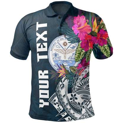 Marshall Islands Custom Personalised Polo - Summer Vibes