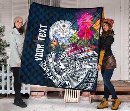 Marshall Islands Custom Personalised Premium Quilt - Summer Vibes