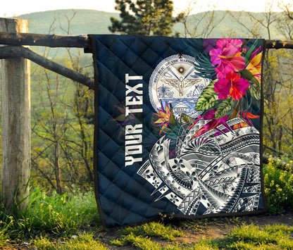 Marshall Islands Custom Personalised Premium Quilt - Summer Vibes