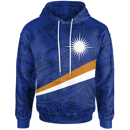 Marshall Islands Hoodie - Marshall Island Flag Custom