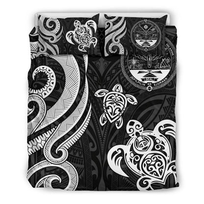 Marshall Islands Bedding Set - Tentacle Turtle White
