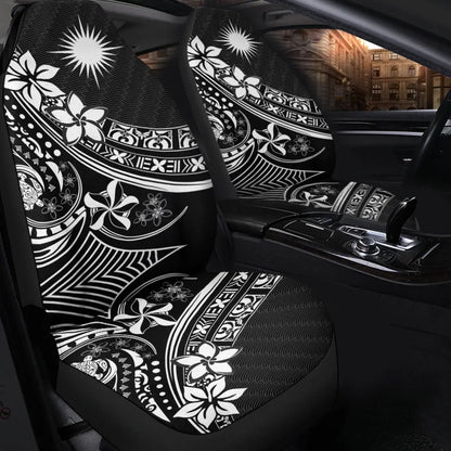 Marshall Islands Car Seat Cover - The Flow OF Ocean