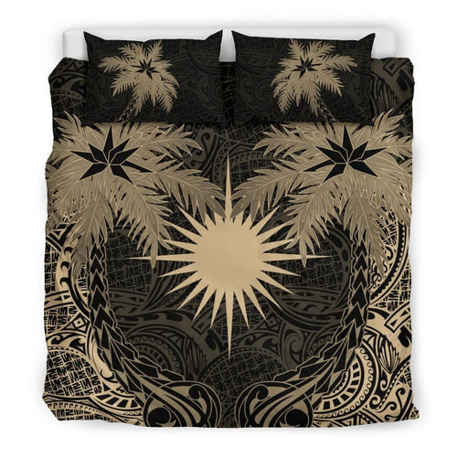 Marshall Islands Duvet Cover Set - Marshall Islands Flag Coconut (Duvet Cover)