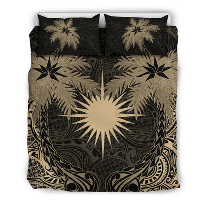 Marshall Islands Duvet Cover Set - Marshall Islands Flag Coconut (Duvet Cover)