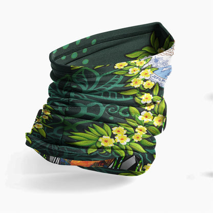 Marshall Islands Crest Neck Gaiter - Ti Leaf Lei Turtle