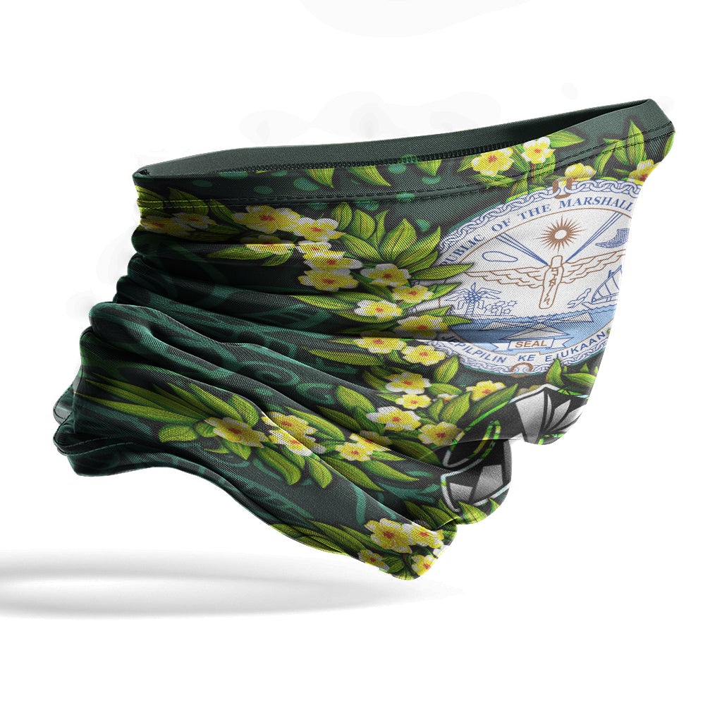 Marshall Islands Crest Neck Gaiter - Ti Leaf Lei Turtle