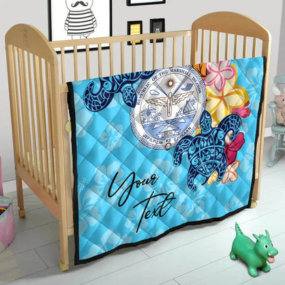 Marshall Islands Custom Personalised Premium Quilt - Tropical Style