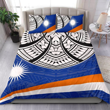 Marshall Islands Duvet Cover Set - Ginger Lei Pattern