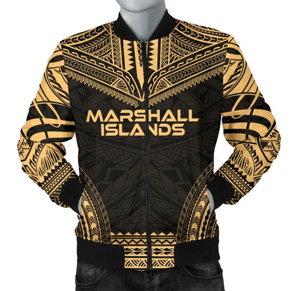 Marshall Islands Polynesian Chief Bomber Jacket - Gold Version