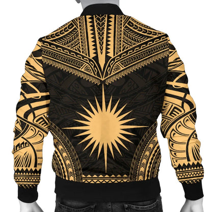 Marshall Islands Polynesian Chief Bomber Jacket - Gold Version