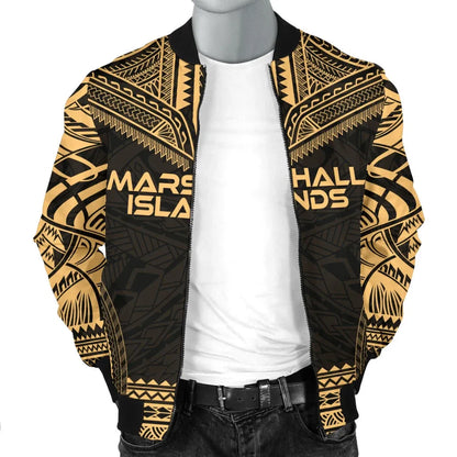 Marshall Islands Polynesian Chief Bomber Jacket - Gold Version