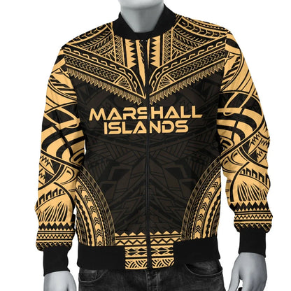 Marshall Islands Polynesian Chief Bomber Jacket - Gold Version