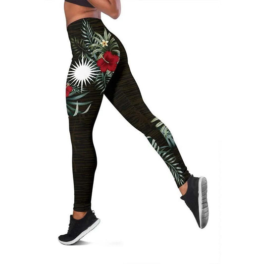 Marshall Islands Hibiscus Legging