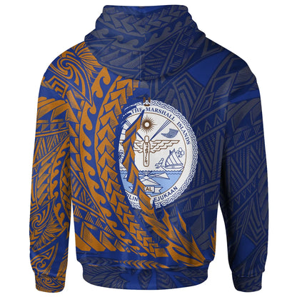 Marshall Islands Hoodie - Wings Style