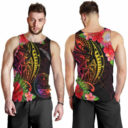 Marshall Islands Men Tank Top - Tropical Hippie Style